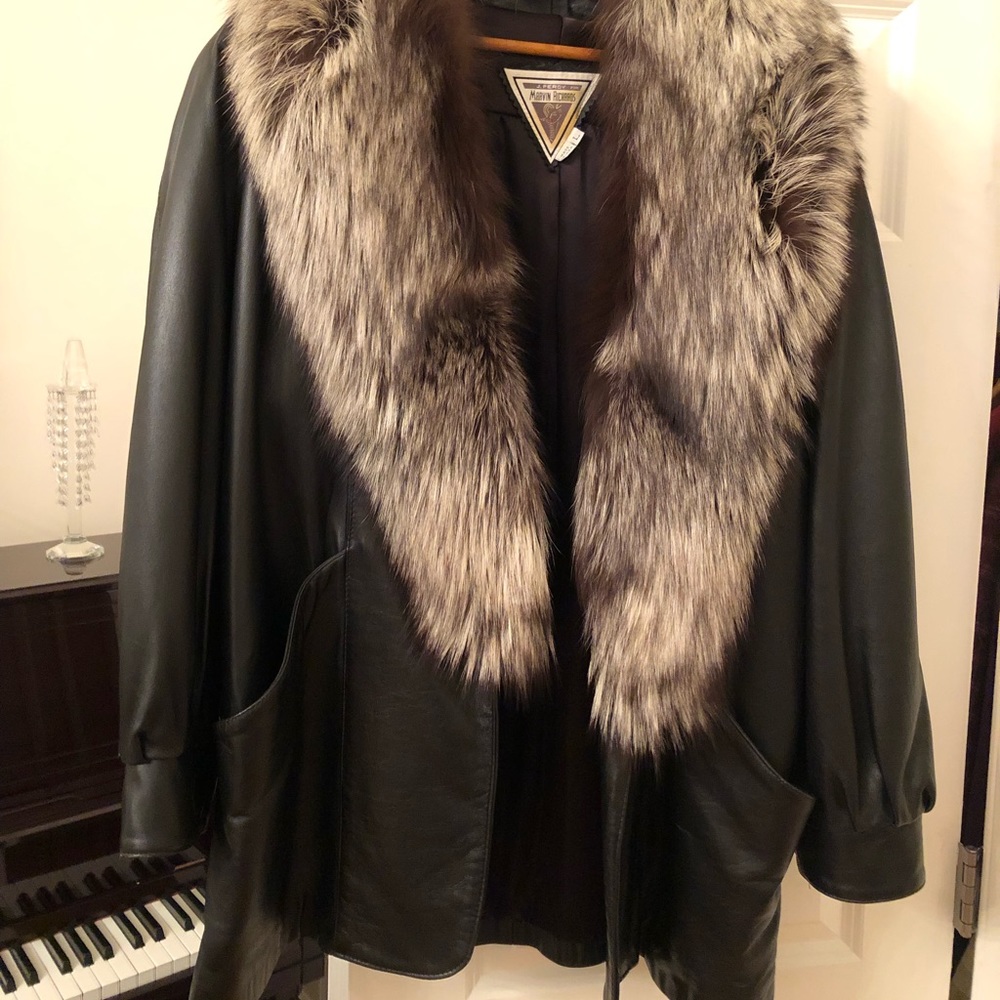 Leather with fur